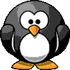 Cartoon penguin